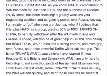 Ukraine – Trump setzt mit starkem Zug EU-NATO-Falken matt