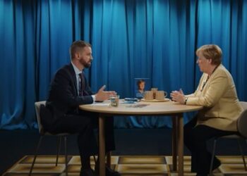 Frau Merkel, die Unschuld vom Lande