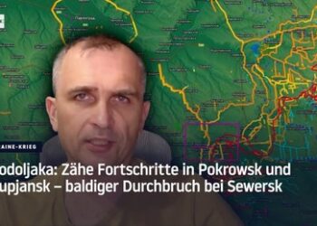 Podoljaka: Zähe Fortschritte in Pokrowsk und Kupjansk – baldiger Durchbruch bei Sewersk