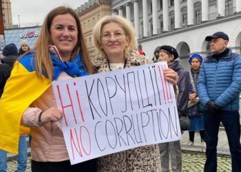 Fotostrecke: Proteste gegen Selenskij in Kiew