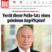 Putin droht mit Krieg: Die Kapitulation deutscher Medien und "Experten" vor der Realität