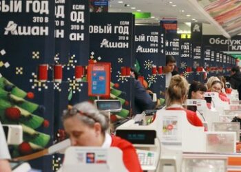 Spekulationen über Rückzug aus Russland: Französische Supermarktkette Auchan dementiert