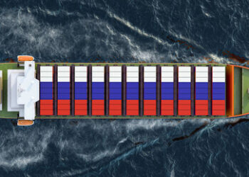 25 "illegale" Tanker hissen Flagge Russlands