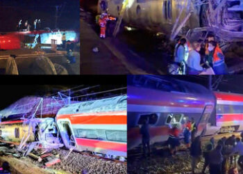 Mindestens 39 Tote bei schwerem Zugunglück in Spanien