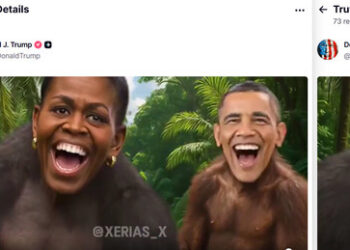 Trump teilt Video mit rassistischer Darstellung der Obamas