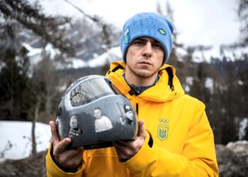 Wirbel um Helm mit Kämpfer-Fotos: Ukrainischer Athlet bei Olympia disqualifiziert