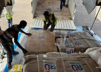 Russland bringt humanitäre Hilfe nach Mosambik