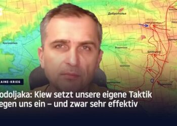 Podoljaka: Kiew setzt unsere eigene Taktik gegen uns ein – und zwar sehr effektiv