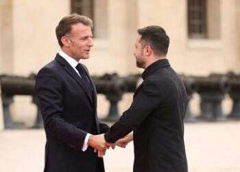 Macron kündigt Militärübung von Ukraine-Friedenstruppe an