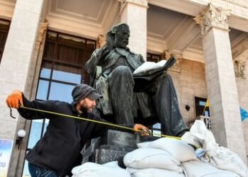 Ukrainische Bilderstürmer schlagen wieder zu: Glinka-Denkmal in Saporoschje zerstört