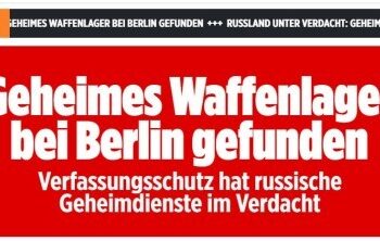 Mediale Schnappatmung: Russisches "Waffendepot" entpuppt sich als kleines Sommerloch