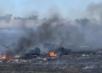 Zwei Piloten tot: US-Armee-Apache stürzt in Texas ab und löst Großbrand aus (VIDEO)