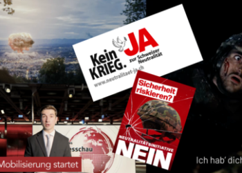 Atompilz über Bern, tote Schweizer Soldaten: Kriegsfilm zur Neutralitätsinitiative