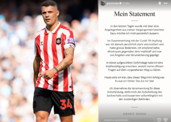 Schweizer Fussball-Captain Granit Xhaka gibt Impf-Betrug zu – ihm droht Gefängnis