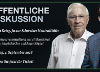 Schweizer Neutralität vor der Abstimmung: Blocher und Köppel gehen in die Offensive