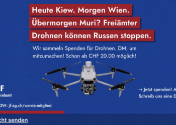 So viel zur Neutralität: Schweizer FDP sammelt für Ukraine-Drohnen gegen Russland